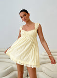 Tineit Carlita Mini Dress Yellow