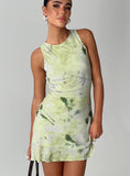 Tineit-Vivre Mini Dress Green Floral