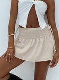 Tineit-Arroyo Mini Skirt Beige