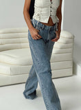 Tineit-Eivissa Baggy Jeans Faded Denim