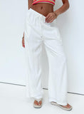 Tineit-Ogilvie Linen Blend Pants White