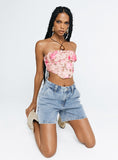 Tineit Lou Carpenter Denim Shorts Light Wash 2024 New Pant