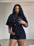 Tineit Whitaker Shorts Dark Denim 2024 New Pant