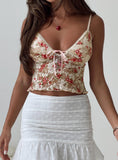 Tineit Amessa Lace Top Floral