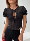 Tineit Coates Top Black