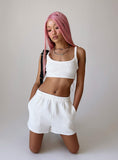 Tineit Arabella Short Set White 2024 New Pant