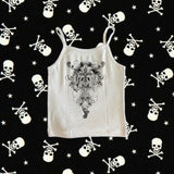 Tineit Y2k Style Clothes Baby Tees E-girl Goth Women Vest Tank Top Aesthetic Streetwear Vintage Casual Short Sleeve T-Shirts Punk 2000s