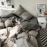 Tineit Ins Nordic Black Dot Bedding Set Flat Bed Sheet Duvet Cover Twin Full Queen Nordic Bed Linen Boy Girl Bedding Sets