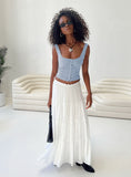 Tineit-Mya Maxi Skirt White