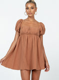 Tineit Let's Dance Mini Dress Brown