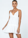 Tineit Dionne Mini Dress White