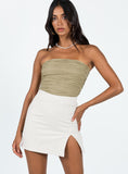 Tineit-The Lola Mini Skirt Oatmeal