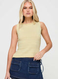 Tineit Hisplane Knit Top Cream