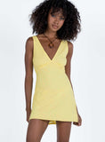 Tineit Nellie Mini Dress Yellow