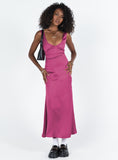 Tineit Lynsey Midi Dress Fuchsia