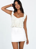 Tineit-Selby Mini Skirt White