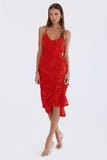 Tineit Lars Maxi Dress Red