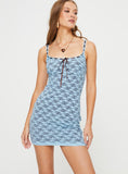 Tineit Beyer Mini Dress Blue