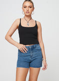 Tineit Leandro Shorts Dark Wash Denim 2024 New Pant