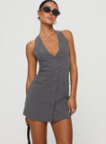 Tineit-Fenny Mini Dress Grey