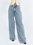 Tineit-Eivissa Baggy Jeans Faded Denim