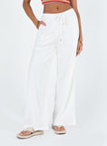 Tineit-Ogilvie Linen Blend Pants White