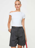 Tineit In Office Longline Shorts Grey 2024 New Pant