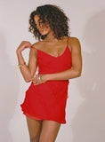 Tineit Lars Mini Dress Red