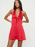 Tineit Lanier Mini Dress Red