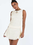 Tineit-Perilla Mini Skirt Cream