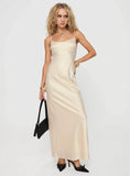 Tineit Ravia Maxi Dress Champagne