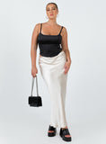 Tineit-Haley Maxi Skirt Champagne