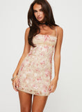 Tineit Kemmi Mini Dress Pink / Multi