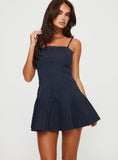 Tineit Honey Corset Mini Dress Navy