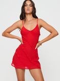 Tineit Lars Mini Dress Red