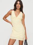 Tineit Brener Mini Dress Lemon