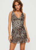 Tineit Nellie Mini Dress Leopard