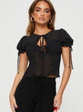 Tineit Coates Top Black