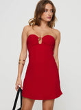 Tineit-Cyprian Mini Dress Red