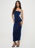 Tineit Samper Strapless Maxi Dress Navy