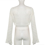 Tineit Yvonne Crop Knit Sweater