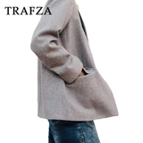 cold weather outfits Tineit 2024 Spring Summer Office Lady Blazers Fashion Casual Elegant Solid Single Button Shrug Chic Women Blazers Vintage Jacket