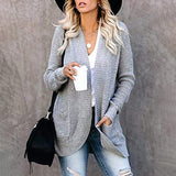 business casual outfits for women Factory Direct Sales Autumn and Winter New Cardigan Women's Curved Placket Knitted Sweater Women