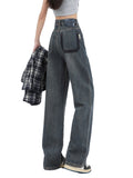 christmas outfit Tineit Women's Baggy Grey Jeans Harajuku Denim Trousers Japanese 2000s Style Y2k 90s Vintage Oversize Jean Pants Trashy Clothes 2025