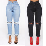 frat outfits Sales Women's Jeans Ripped Slimming Non-Stretch Women's Jeans Women's Trousers