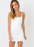 Tineit Kiribati Mini Dress White