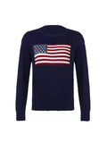 Tineit Mable American Flag Sweater