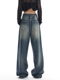 Tineit Vintage Wash 90's Baggy Boyfriend Jeans