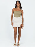 Tineit-The Lola Mini Skirt Oatmeal