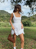 Tineit Lorinda Mini Dress White